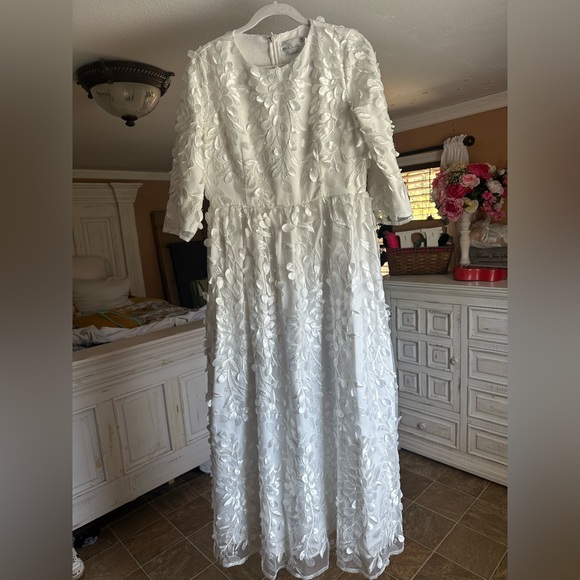 -SOLD- Dainty Jewells Dress white - Picture 4 of 7